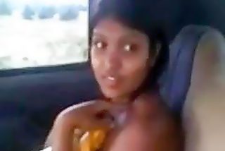 Indian Couple Banging In A Car